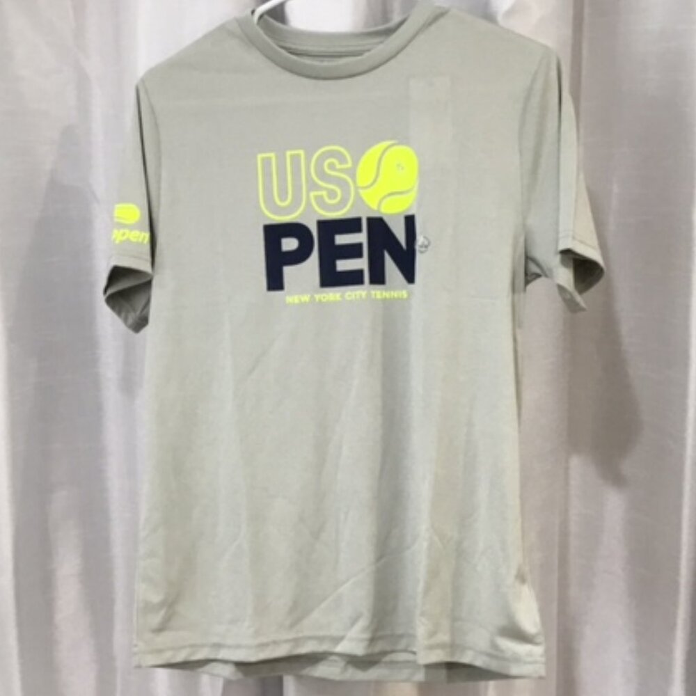 NWT Polo Ralph Lauren Gray T-Shirt boys sz Large US Open tennis